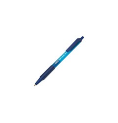 BIC Soft Feel Clic Grip Penna a Sfera Retrattile Blu Punta Media 1.0 mm 12 Pz 837398