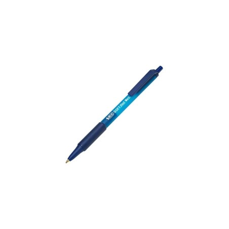 BIC Soft Feel Clic Grip Penna a Sfera Retrattile Blu Punta Media 1.0 mm 12 Pz 837398