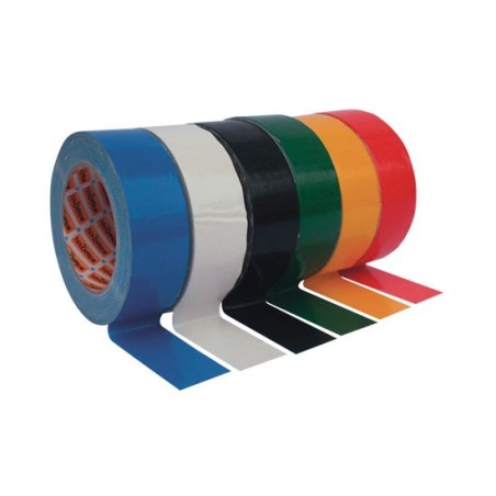 NIKTECH Nastro Telato Bianco 38 mm x 25 m 3 Pz 02/044-4